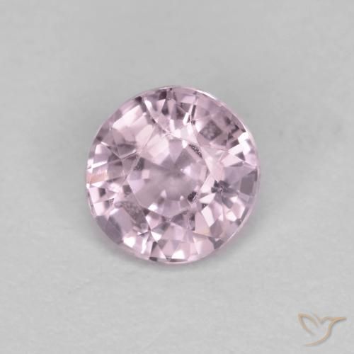 0.58ct 天然 非常浅的粉紫色 尖晶石, 圆形的, VS