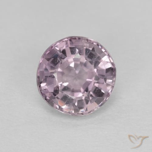 0.60ct 天然 灰紫罗兰 尖晶石, 圆形的, VVS-VS