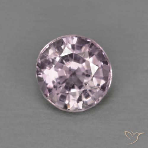 0.53ct 天然 浅灰紫色 尖晶石, 圆形的, VVS-VS