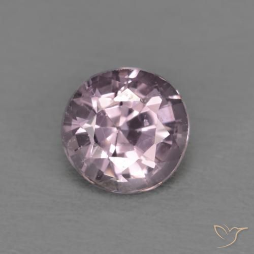 0.55ct 天然 浅灰紫色 尖晶石, 圆形的, VVS-VS