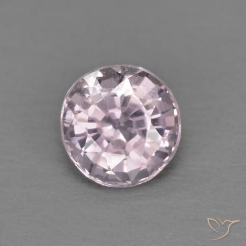 0.55ct 天然 非常浅的紫色 尖晶石, 圆形的, VVS-VS