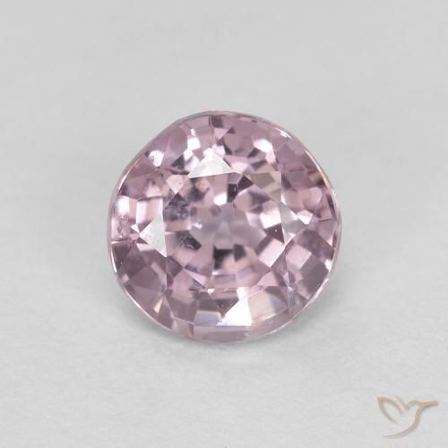 0.53ct 天然 非常浅的紫色 尖晶石, 圆形的, VS