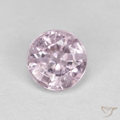 0.59ct 天然 非常浅的紫色 尖晶石, 圆形的, VS