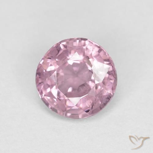 0.53ct 天然 灰色 紫色-粉色 尖晶石, 圆形的, VS