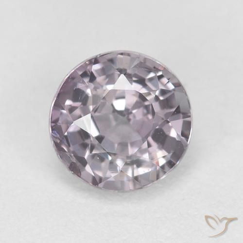 0.68ct 天然 浅紫罗兰色 尖晶石, 圆形的, VVS-VS