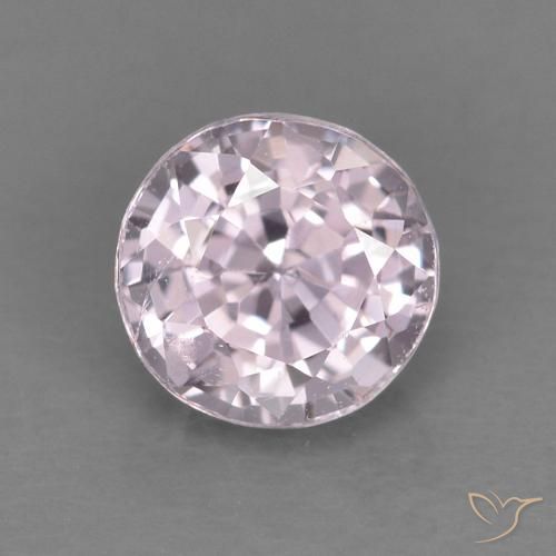 0.57ct 天然 非常浅的粉紫色 尖晶石, 圆形的, VVS-VS