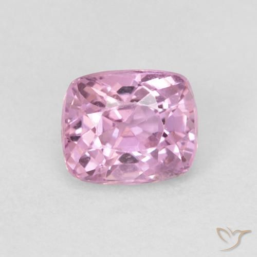 0.46ct 天然 淡泡泡糖粉色 尖晶石, 软垫, VVS