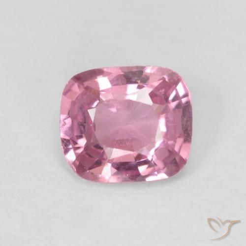 0.42ct 天然 泡泡糖粉色 尖晶石, 软垫, VVS