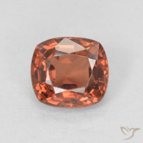 0.52ct 天然 橙红色 尖晶石, 软垫, VVS