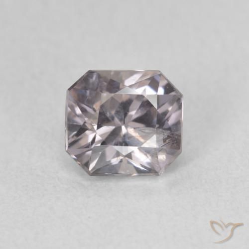 0.87ct 天然 灰色的 尖晶石, 祖母绿式切割, VS