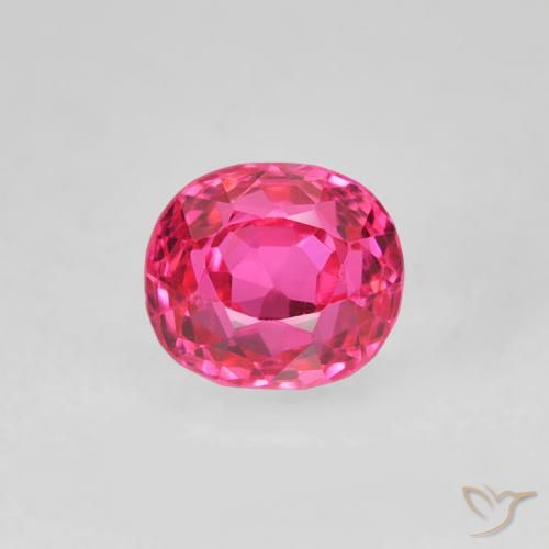 0.58ct 天然 艳粉色 尖晶石, 椭圆形, VS