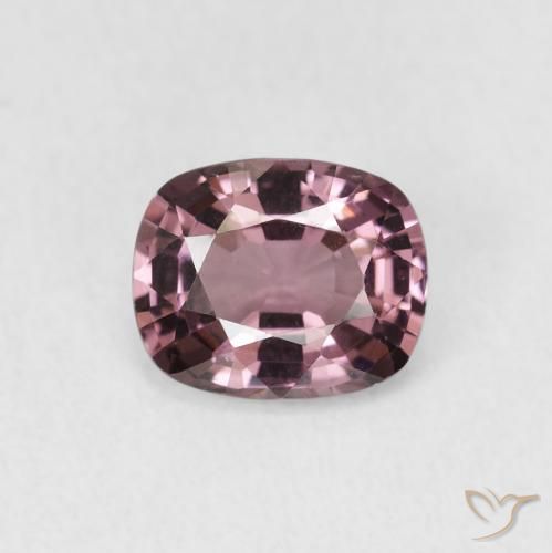 1.25ct 天然 暗紫色 尖晶石, 软垫, VVS-VS