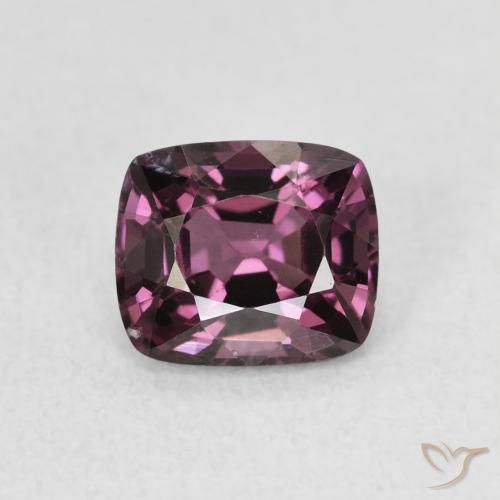 1.20ct 天然 暗紫色 尖晶石, 软垫, VS