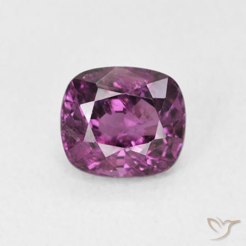 1.10ct 天然 深紫色 尖晶石, 软垫, VS