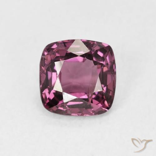 1.01ct 天然 Medium Dark-Purple 尖晶石, 软垫, VS