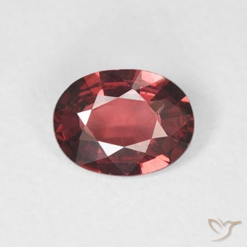 0.86ct 天然 深洋红色 尖晶石, 椭圆形, VS