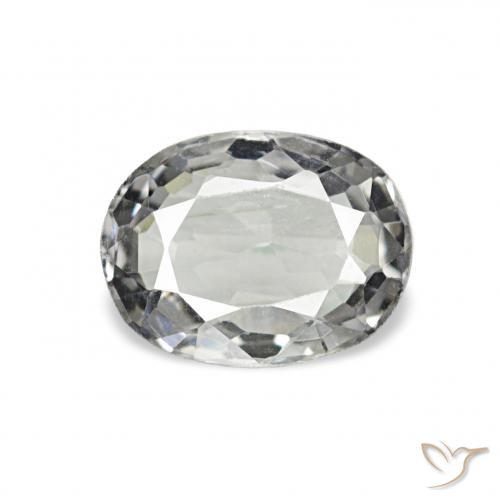 0.56ct 浅灰色 尖晶石, 椭圆形, VS