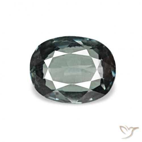 0.58ct Blue-Green Silver 尖晶石 宝石, 软垫, VVS-VS