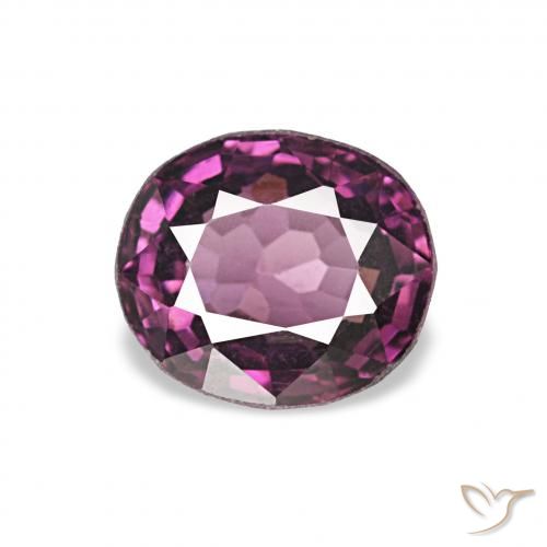 0.81ct 波森莓紫 尖晶石, 椭圆形, VVS-VS