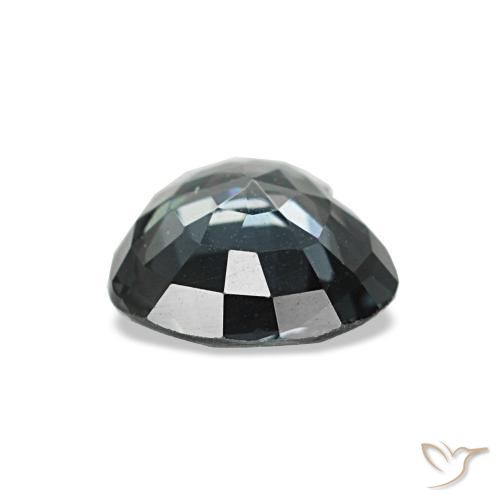 0.80克拉天然灰色尖晶石，心形，6.3×5.7毫米，VVS