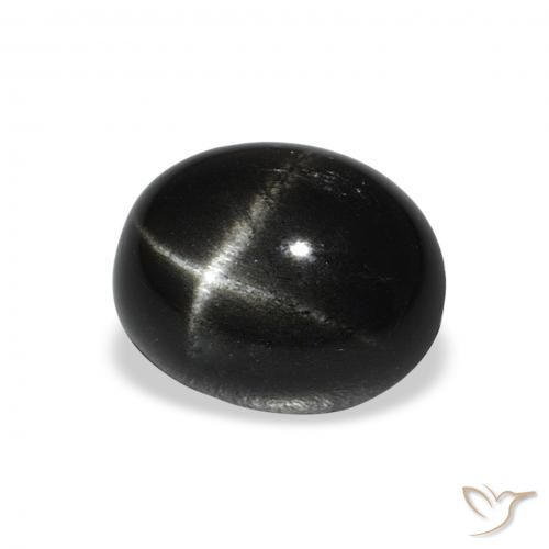 4.68克拉天然星透辉石，椭圆形，不透明