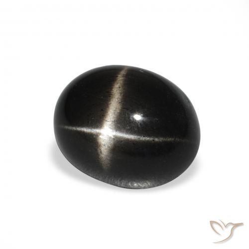 5.00克拉天然星透辉石，椭圆形，不透明