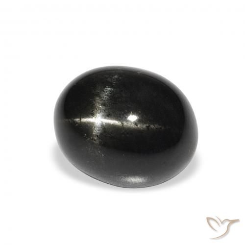 5.78克拉天然星透辉石，椭圆形，不透明