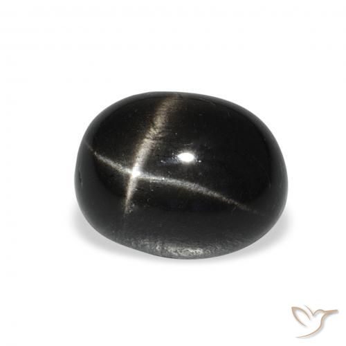 5.88克拉天然星透辉石，椭圆形，不透明