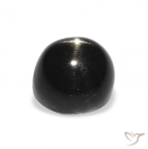 3.48克拉天然星透辉石，圆形的，不透明
