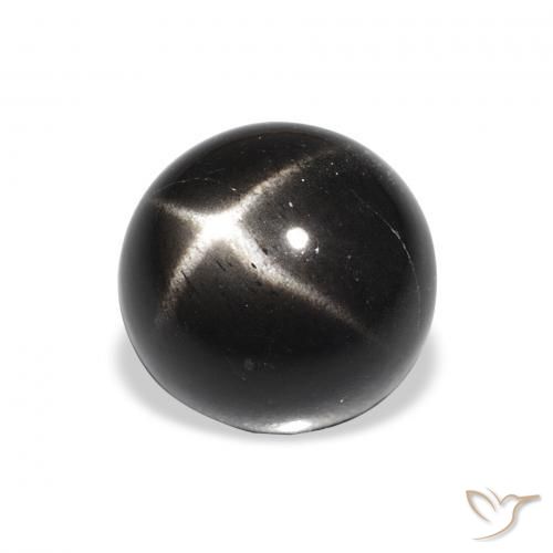 4.14克拉天然星透辉石，圆形的，不透明
