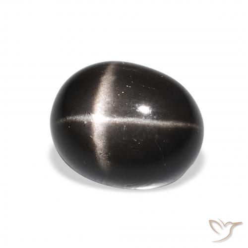 4.85克拉天然星透辉石，椭圆形，不透明