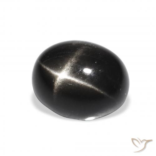 4.94克拉天然星透辉石，椭圆形，不透明