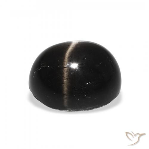5.85克拉天然星透辉石，椭圆形，不透明