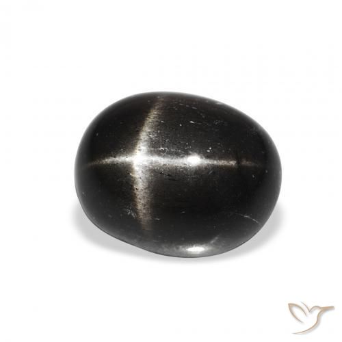 3.85克拉天然星透辉石，椭圆形，不透明