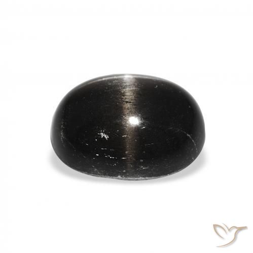 3.85克拉天然星透辉石，椭圆形，不透明