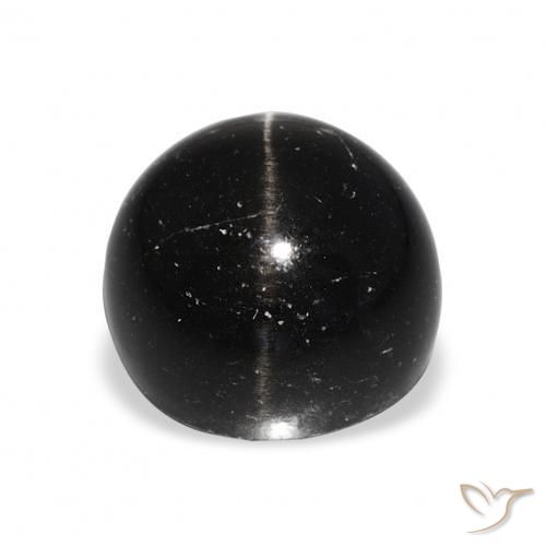 9.76克拉天然星透辉石，圆形的，不透明