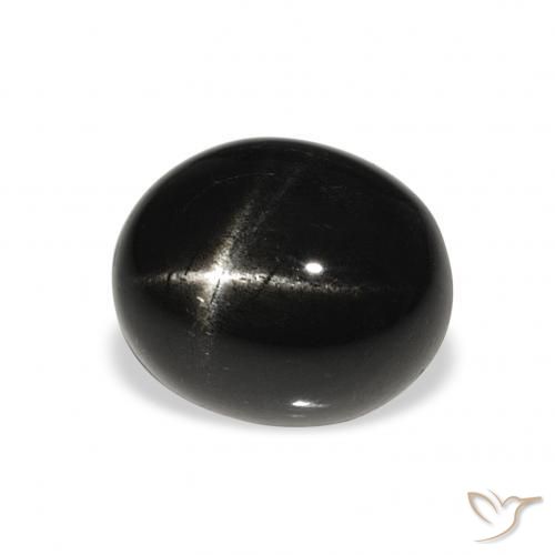 5.45克拉天然星透辉石，椭圆形，不透明