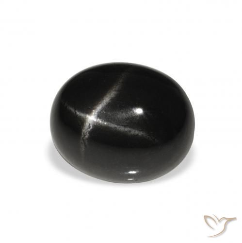 5.90克拉天然星透辉石，椭圆形，不透明