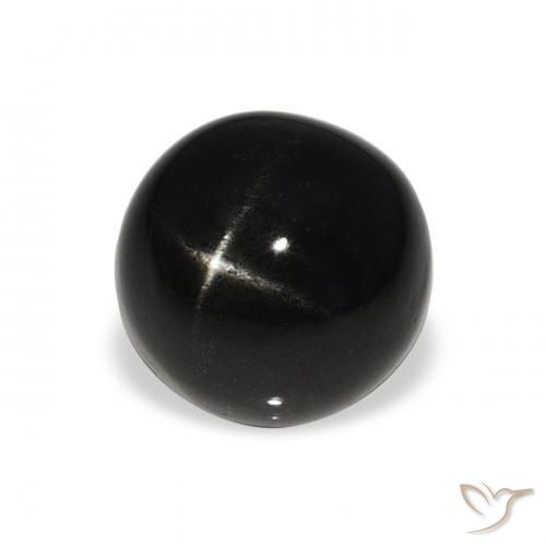 4.27克拉天然星透辉石，圆形的，不透明