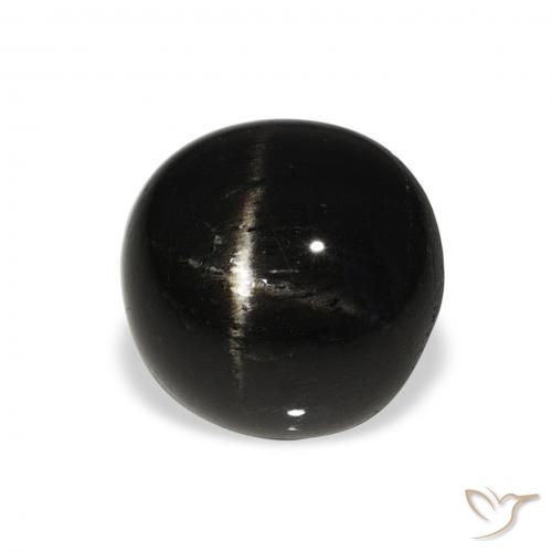 6.00克拉天然星透辉石，圆形的，不透明