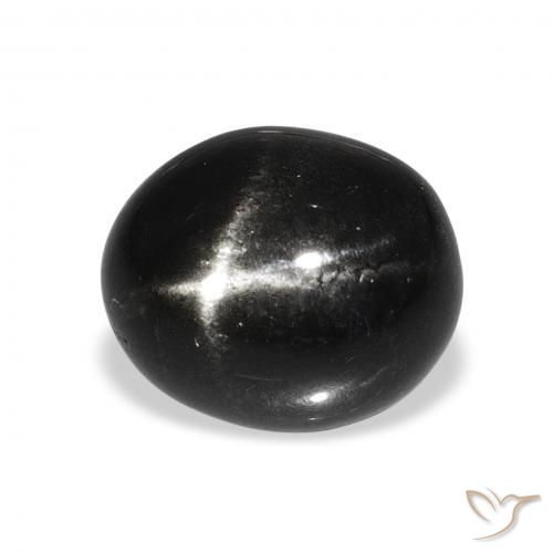 7.74克拉天然星透辉石，椭圆形，不透明