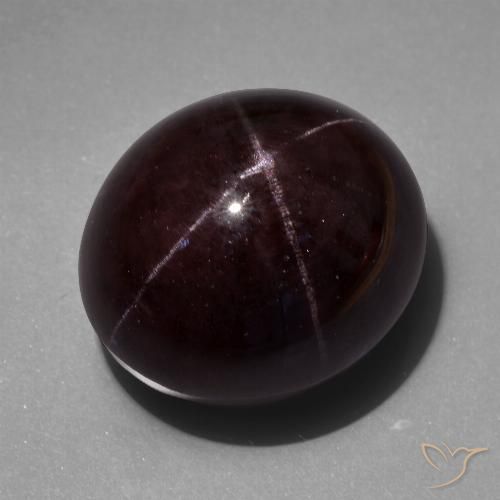 97.90ct 天然 暗红色 星石榴石, 椭圆形, 不透明