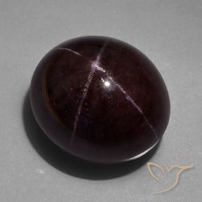 97.90克拉天然星石榴石，椭圆形，不透明