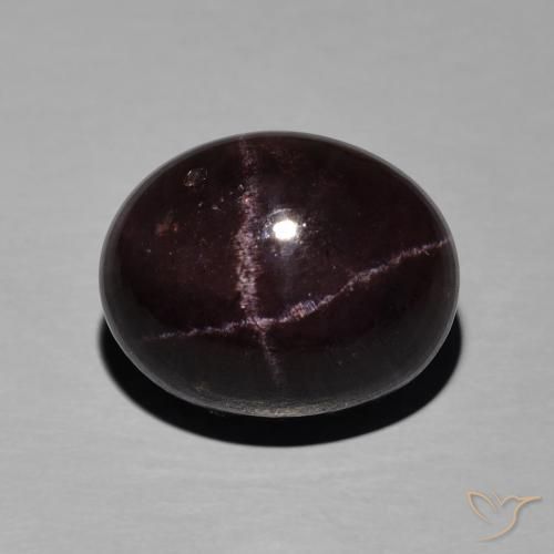14.23ct 天然 桃花心木红 星石榴石, 椭圆形, 不透明