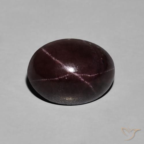 8.83ct 天然 暗红色 星石榴石, 椭圆形, 不透明