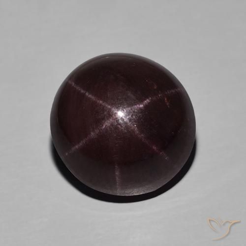 10.78ct 天然 暗红色 星石榴石, 椭圆形, 不透明