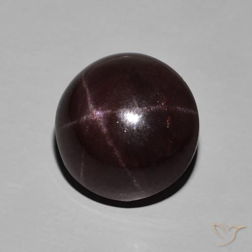 10.78克拉天然星石榴石，椭圆形，不透明