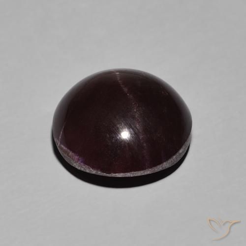 10.78克拉天然星石榴石，椭圆形，不透明