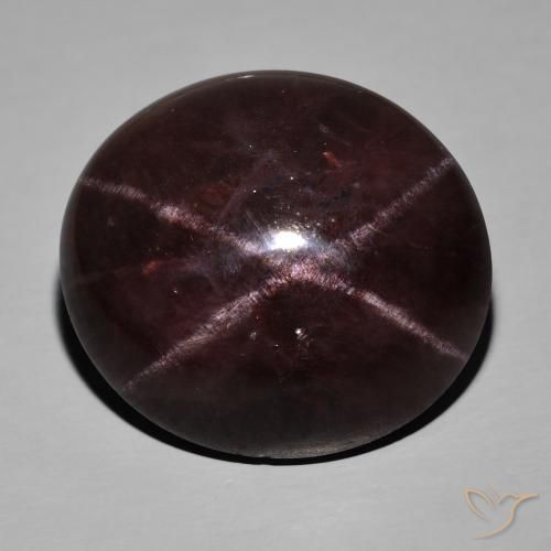 72.40ct 天然 暗红色 星石榴石, 椭圆形, 不透明