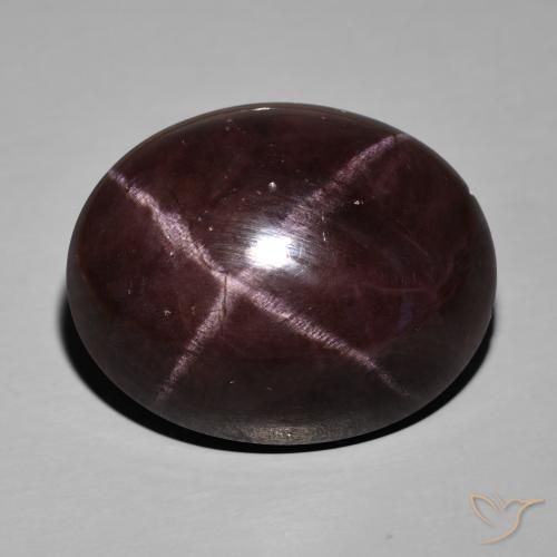 66.96ct 天然 暗红色 星石榴石, 椭圆形, 不透明
